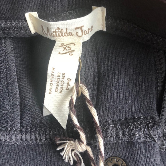 Matilda Jane charcoal zip zip Woman’s leggings - Picture 7 of 8